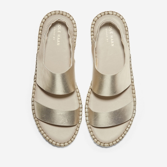 ๐ฃCole Haan๐ฃ Soft Gold Metallic Cloudfeel Leather footwear - Picture 7 of 14